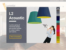 Tablet Screenshot of lumetta.com
